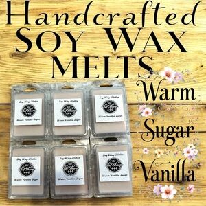 Handcrafted Soy Wax Melts - Warm Sugar Vanilla